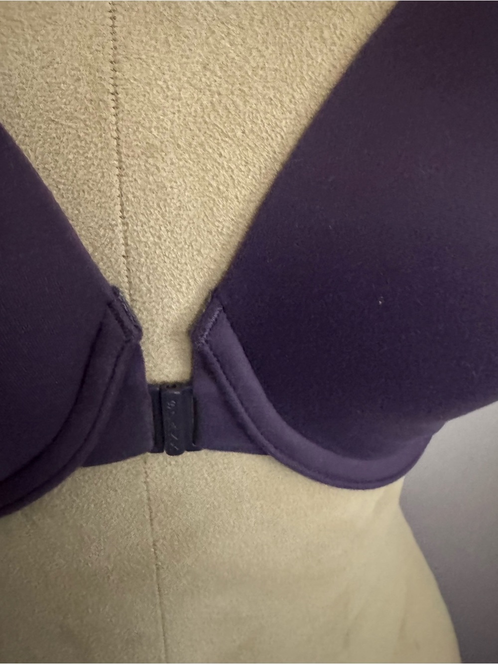 Spanx Bra-llelujah Lightly Lined Full Coverage Bra- Sales Sample- Dark Plum 34D - Picture 3 of 8